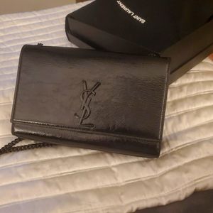 YSL patent leather bag